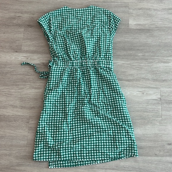 Banana Republic Green Gingham Dress - Picture 3 of 3